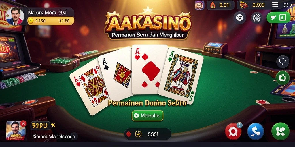 Tampilan gameplay AAKASINO yang menarik dan penuh warna.