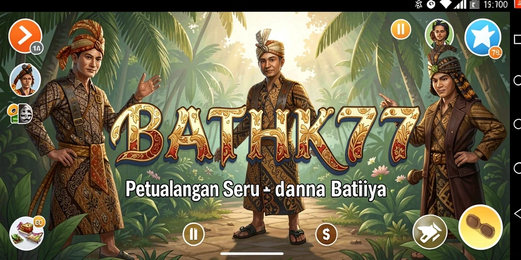 Tangkapan layar gameplay BATIK77 yang menampilkan petualangan dalam dunia batik.