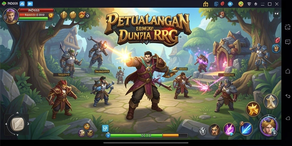 Tampilan gameplay RPG yang mendebarkan di IND666.