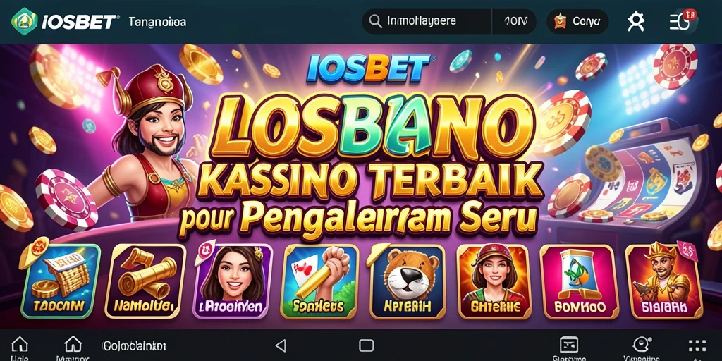 Tampilan gameplay Kasino yang menarik di IOSBET.