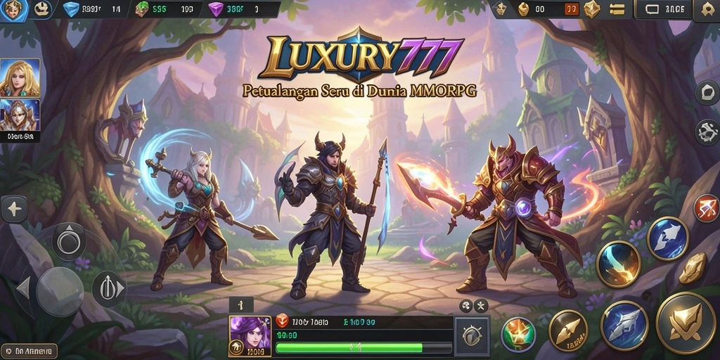 Tampilan gameplay LUXURY777 yang mendebarkan dan imersif.