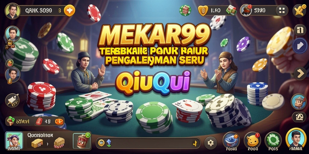 Tampilan gameplay QiuQiu yang memukau di MEKAR99.