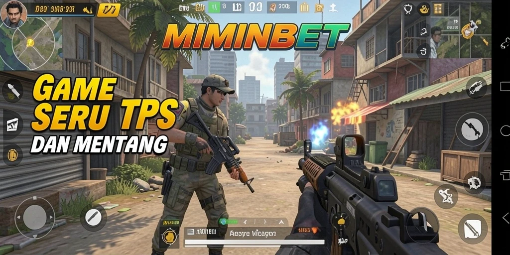 Screenshot gameplay MIMINBET menampilkan aksi seru di medan perang.