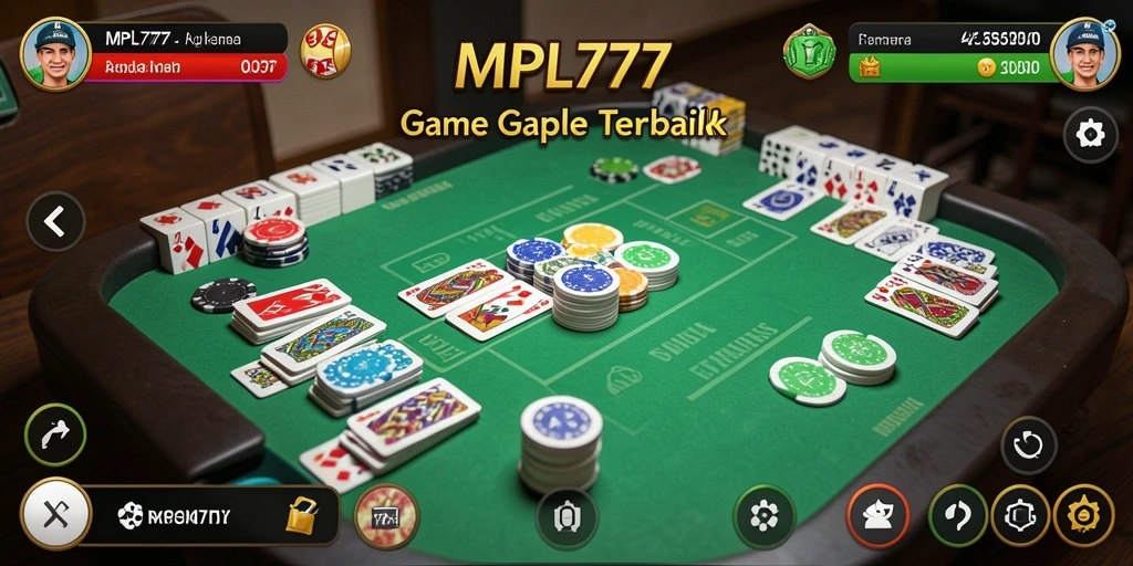 Gameplay seru Gaple di MPL777 dengan grafik menawan.
