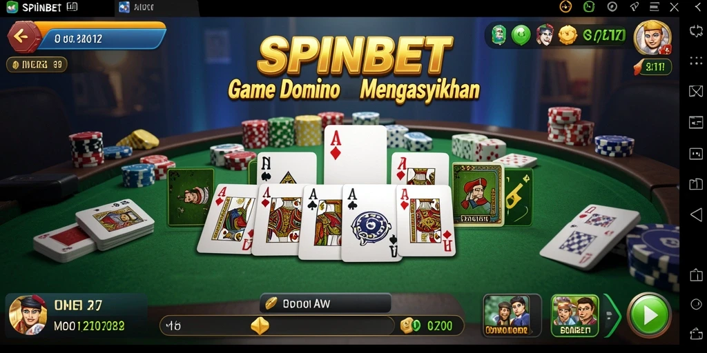 Tampilan menarik gameplay Domino di SPINBET