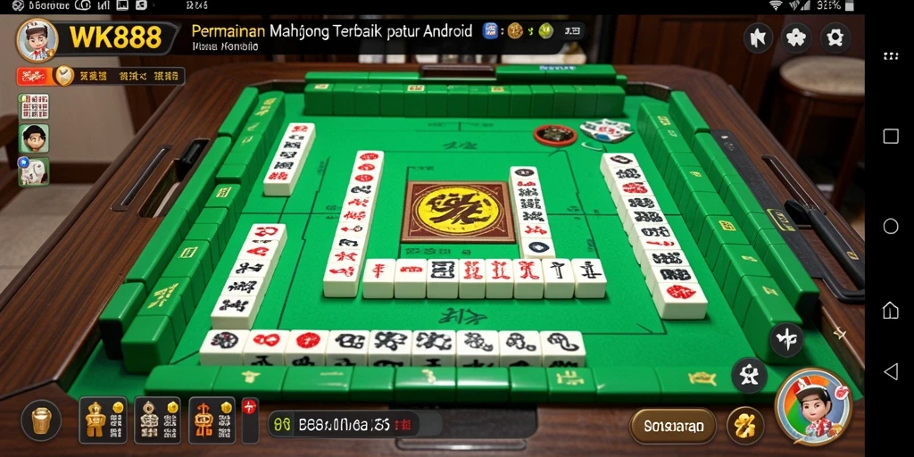 Tampilan gameplay Mahjong yang seru dan menantang di WK888.